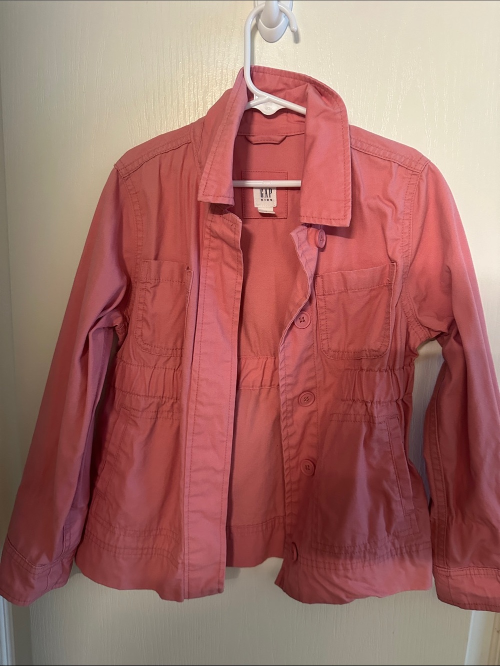 GAP Women's Rose-Pink Utility Jacket